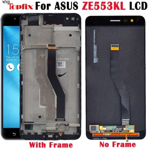 For ASUS ZE553KL LCD Display Touch Screen Digitizer Z01HDA LCD 5.5" For ASUS ZenFone 3 Zoom ZE553KL LCD With Frame Replacement