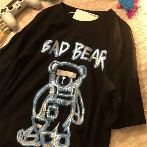 Harajuku Cartoon Anime 3D Printing Oversized T-Shirt WomenS Top Korean Y2K Summer Streetwear High Quality Short Sleeve T-Shirt