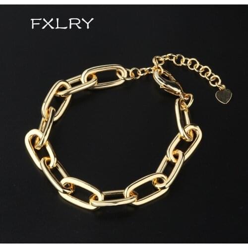 Золотые браслеты FXLRY China At AliExpress