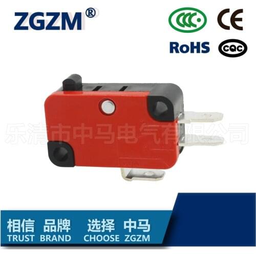 HWEXPRESS 50PCS Ohm Dragon Fretting Switch ZW9-0 V-15-1C25 Copper Point 5A 3 Foot One Open One Close