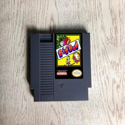 Dig Dug or Dig Dug II Trouble in Paradise - 72 pins 8bit game cartridge