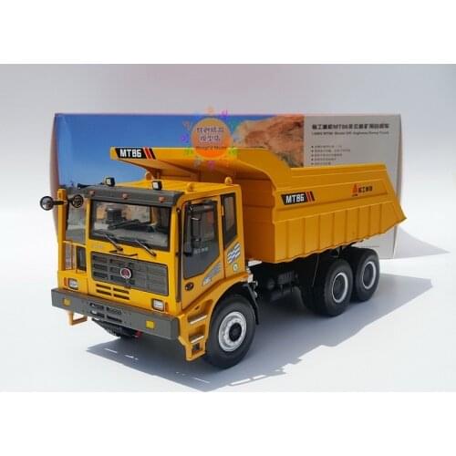 Collectible Alloy Toy Model Gift 1:35 Scale SDLG MT86 Heavy Duty Mine Dump Truck Construction Vehicles DieCast Model Decoration