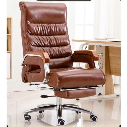 Computer chair family reclining desk chair ergonomics swivel chair leather boss chair staff chair lift office chair