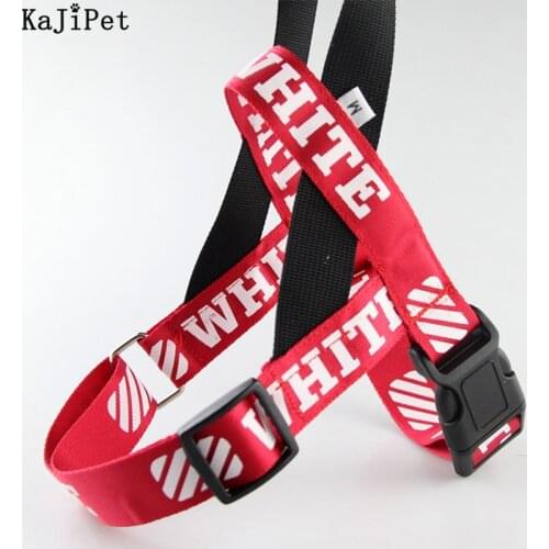 Fashion Dog Collar Personalized Breast-Band Harness Dog Leash Rope Car Pet Dog Seat Belt Safety Small Harness For Dogs Collar