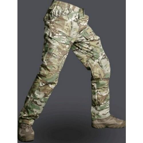 Waterproof War Game Cargo pants mens silm outdoor Pants side zipper mens trousers Combat SWAT Army military pants Active Pants