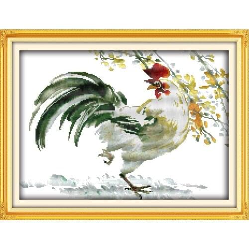 The big cock (5) cross stitching set animal bird kit Chinese style picture cross-stitching embroidery DIY handmade needlework