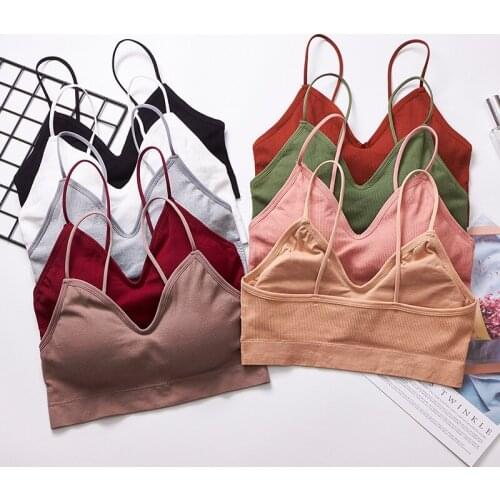 New one size wrapped chest without steel ring bra high school students small fresh base underwear cotton comfortable underwear