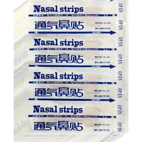 50PCS Anti Snoring Patch Right Breathe Better Nasal Strips Correctly Improve Sleeping For Men/Women Health Care