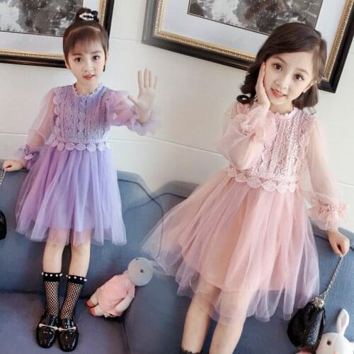 Baby Girls Dress Flower Lace Princess Costume Kids Dresses for Girl Princess Summer Girls Party Frocks Wedding Dress