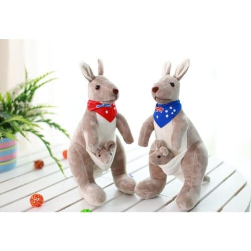About 25cm gray kangaroo plush toy,baby toy gift ,Christmas gift 0278
