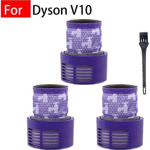 For Dyson v10 Spare Parts Robot Vacuum Cleaner Attachment Tools Replacement Hepa Rear Filter Cleaning Brush Home Accessories