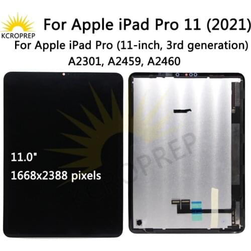 For Apple iPad Pro 11 (2021) LCD Display Touch Screen Panel A2301, A2459, A2460 Screen For Apple iPad Pro 3rd generation LCD