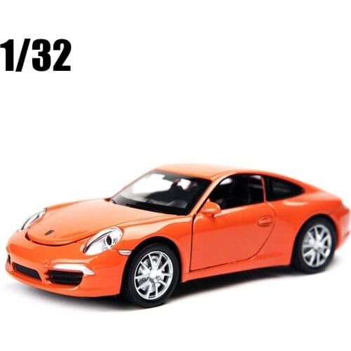1:32 911 Carrera S Alloy Sports Car Model Diecast Super Racing Car With Sound Pull Back For Children Gifts