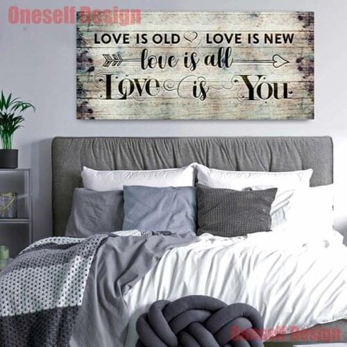 2020 top popular 5d diamond painting 'love" 5d diamond mosaic sale family picture of rhinestone home decortion home wall sticker