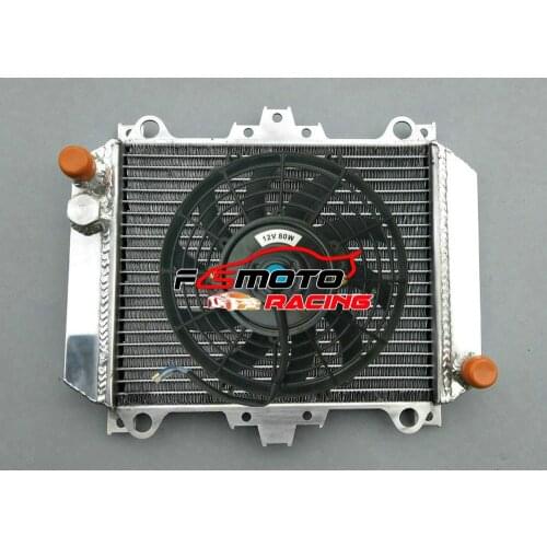 Aluminum Radiator For Kawasaki Ninja 500 500R EX500 EX500A EX500B GPZ500S 4-stroke 1987-1993 GPZ 500 S EX & OR With FAN