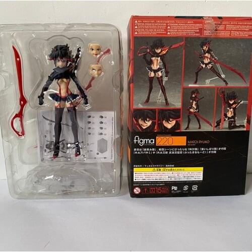 Figma 220 Action Figure Anime Kill La Kill Matoi Ryuuko Figma 220 PVC Action Figure Collectible Model Toy