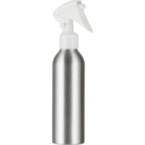 White Salon Hairdresser Sprayer Gel Water Atomizer Empty Mist Spray 40 50 100 120 150 250ml Refillable Aluminum Travel Bottle