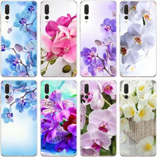 Orchid Flowers Colorful Cover Soft Silicone TPU Phone Case For Huawei MATE 7 8 9 10 20 pro Honor 8 9 10 V10 NOTE10 lite