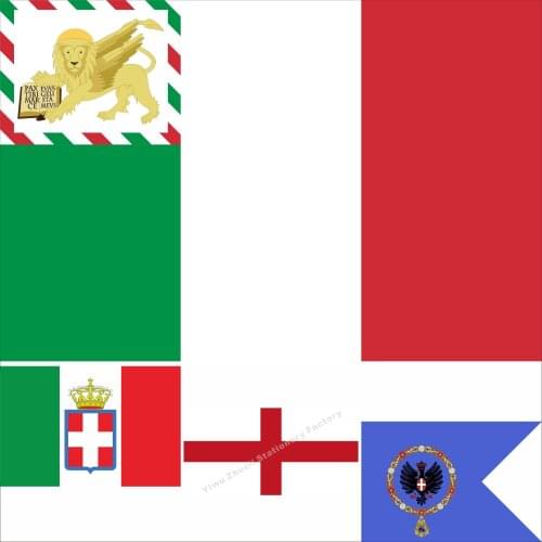 Italy Unification And Kingdom Flag 3X5FT 90X150CM 100D Republic Venice 1848 Banner