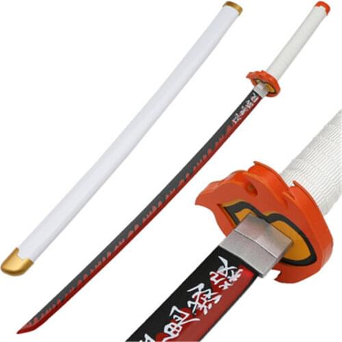New 104cm Kimetsu no Yaiba Sword Weapon Demon Slayer Hagashi Akihito Cosplay Sword 1:1 Anime Ninja Knife PU Weapon Prop