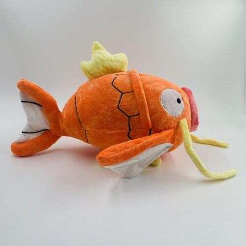 30CM Big Magikarp Pokemon Anime Figure Stuffed Toys Plush Plushie Gift Throw Pillow Soft Goldfish Ornament For Boy Kids Children