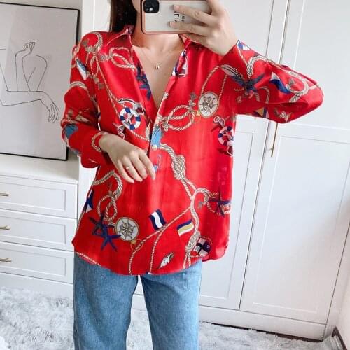Lazy slothbear Red Blouses
