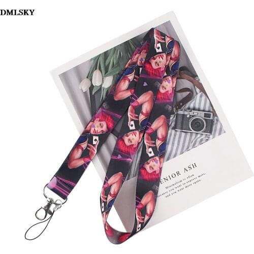 M4785 DMLSKY Cartoon Boy lanyard Keychain Lanyards for ID Mobile Phone Rope Neck Straps Kids Accessories