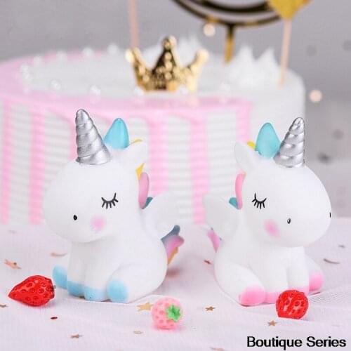 Cute Horse Cake Topper Delicate Kids Birthday Wedding Party Decoration Dessert Cupcake Decoration
