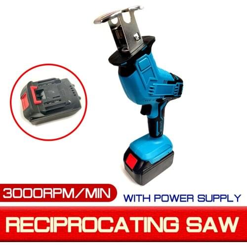 Mini Electric Saw Cordless Reciprocating Saw With 4 Saw Blades Woodworking Cutting DIY Power Saws Tool For Makita Battery 18V