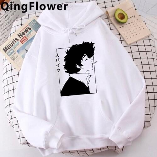 Anime Cowboy Bebop hoodies male printed y2k aesthetic Ulzzang anime male hoddies pullover printed hip hop