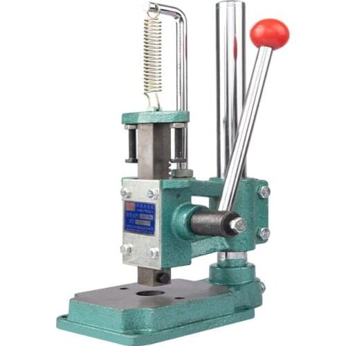 Hole Puncher Tool Sets Manual Stamping Machine for Leather Craft DIY Press and Punching Hole