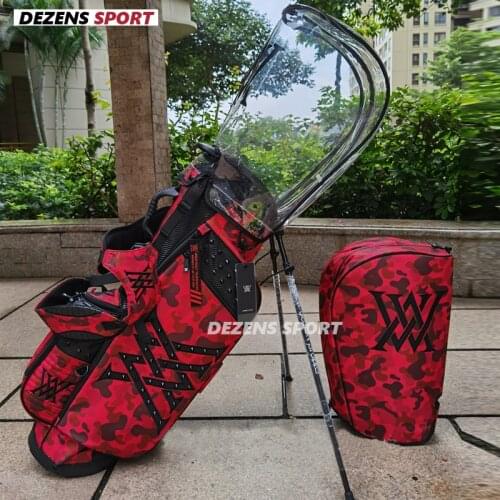 DEZENS NEW Red Camouflage Stand Bag Golf cart bag Waterproof ANEW Golf Club Equipments