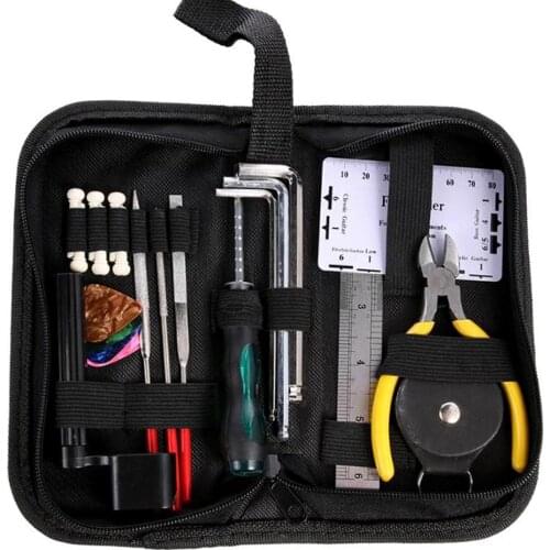 New Instrument Maintenance Guitar Repair Tools Cleaning Tech Tool Kit For Guitar Bass Parts Guitar Repairing Tool Kit Accessory