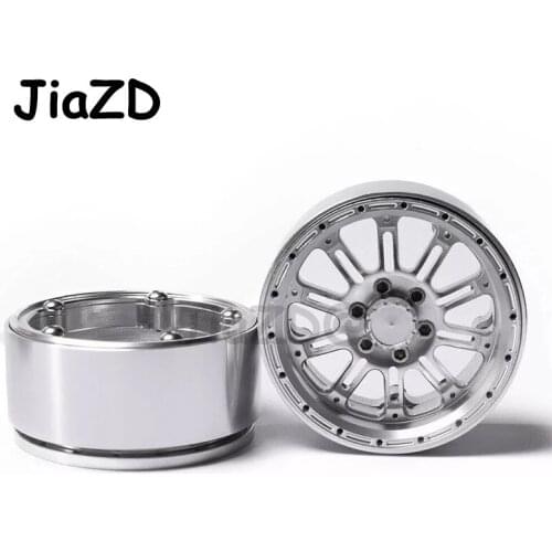 2pcs/set 2.2inch aluminum alloy wheel rim/wheel hub for 1/10 rc car parts RC Axial SCX10 RR10 Wraith 90056 D90 parts