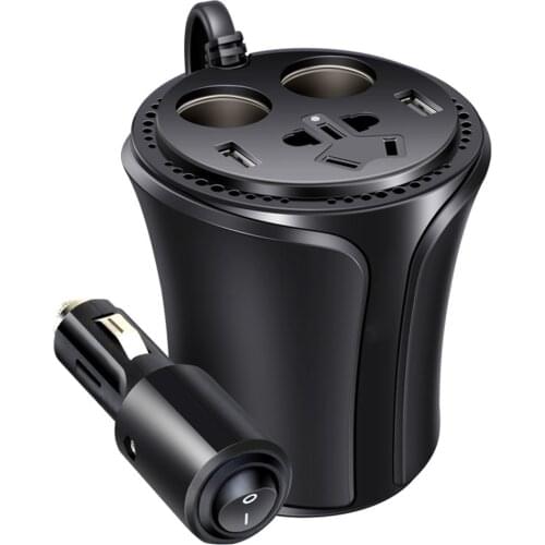 12 V Dedicated Inverter DC 12 V To Ac 220 V Voltage Transformer Power Converter with Dual USB Car Charger Adapter