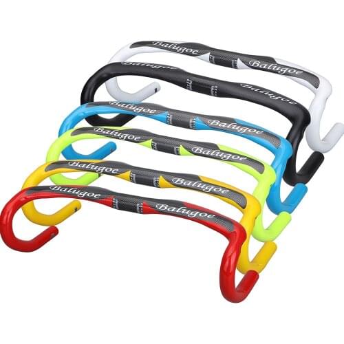 2017 EC90 New full carbon fiber road Bike handlebar racing handle Bike bend Bicycle handle 31.8*400 420 440MM 7 colors