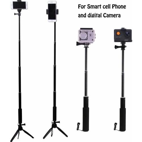Self Stick Gopro 39" Monopod Phone Mount Bluetooth Remote Camera Shutter Selfie Stick For Xiaomi For Samsung S10 S10E for iPhone
