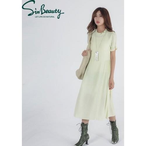 Sinbeauty Summer Short Sleeve Dresses