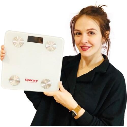 Sinocare Medical Smart Body Fat Scale Monitor balance connecte for dieted & fit Bluetooth Floor Monitor Medical-devices