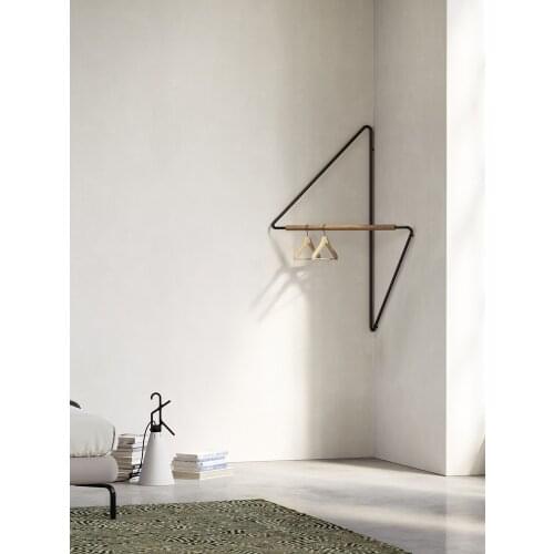Nordic Geometric Figure Corner Hangers Minimalist Modern Personality Clothes Rack Hanger Bathroom Bedroom Wall Iron Coat Racks