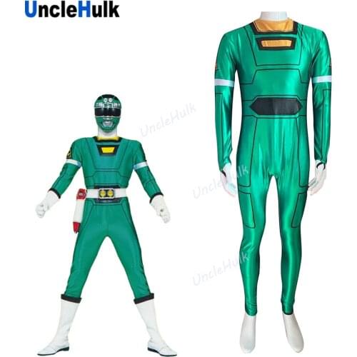 Gekisou Sentai Carranger Green Racer Cosplay Costume | UncleHulk