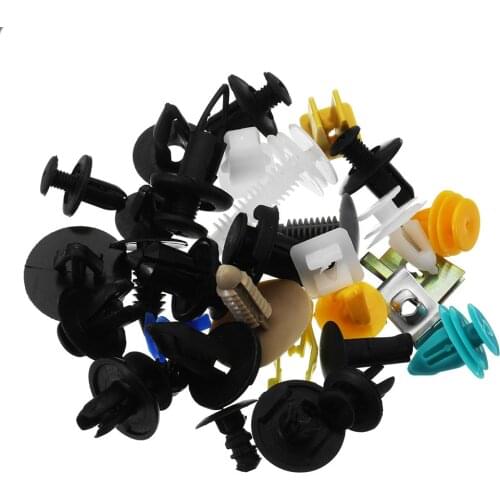 2021 Car Fastener Rivet Door Panel Liner Panel Fender Liner Vehicle Clip Plastic Mixed Automotive Fastener Rivet Kit