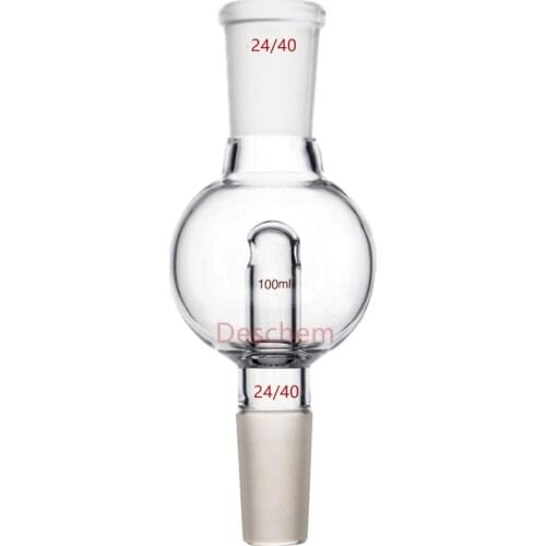 24/40,100ml,Glass Anti-splash Adapter,Anti splash head,Lab Chemistry Glassware
