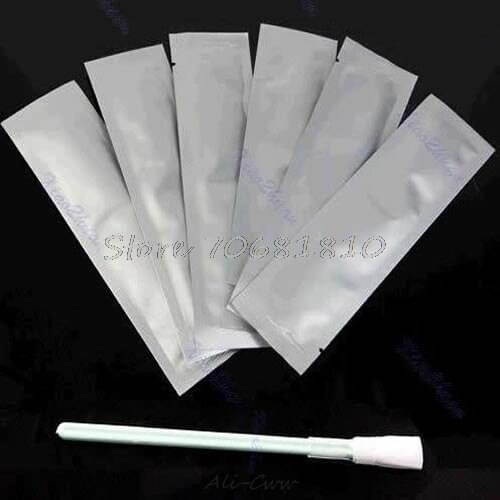 6Pcs Wet Sensor Cleaning Kit CMOS CCD Cleaner SWAB For Nikon Canon Camera DSLR