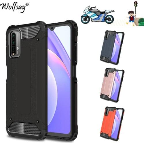 Case For Xiaomi Redmi 9T Case Bumper TPU+PC Hybrid Armor Back Cover For Redmi 9T 9 Power Phone Case For Redmi 9T 9 T 6.53 inch