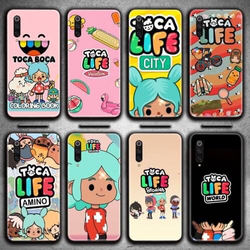 Toca Boca Toca Life World game Phone Case for Xiaomi Mi Note 10 Lite Mi 9T Pro xiaomi 10 CC9 9SE