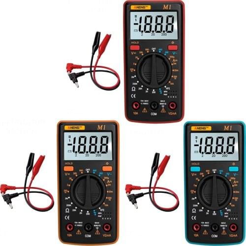 ANENG LCD Backlight Digital Multimeter Voltage/Current/Resistance/NCV Tester Measurement of DC Current AC Voltage