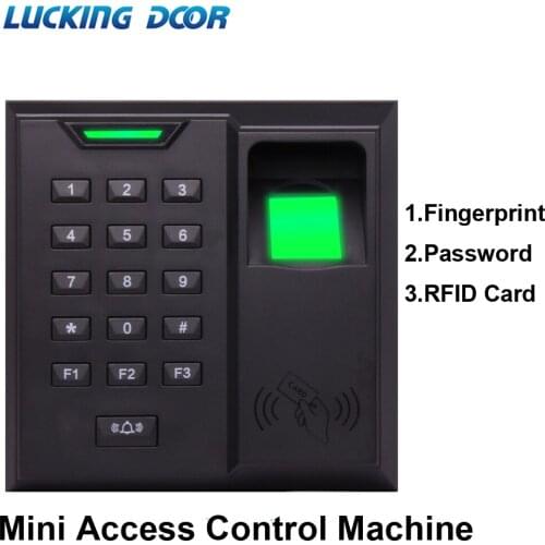 Digital fingerprint 125Khz RFID Access Control Time attendance password lock fingerprint lock integrated machine key 500 user