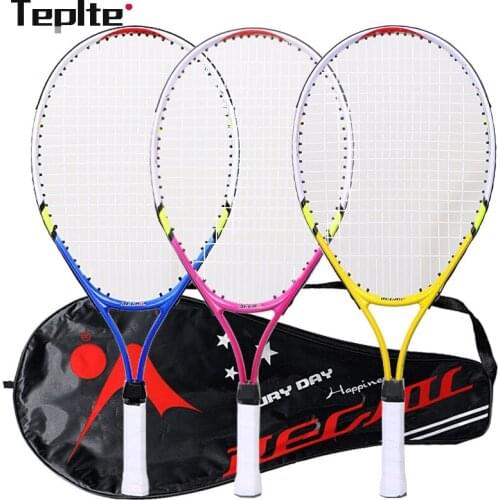 Tennis racket Childrens tennis racket Aluminum alloy tennis racket Youth dedicated tennis racket Leisure and entertainment