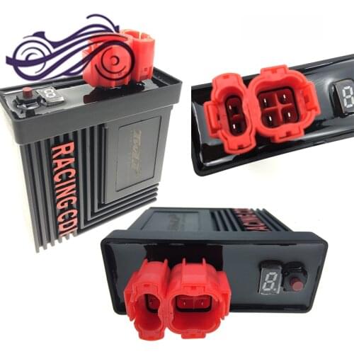For GY6 125 150cc 139QMB 152QMI 157QMJ CG Scooter Moped ATV Performance 6 pin digital adjustable AC Racing CDI Box Ignition Coil